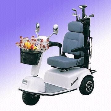 Golf cart with comfortable seat